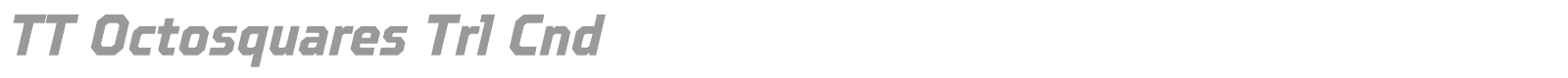 TT Octosquares font preview